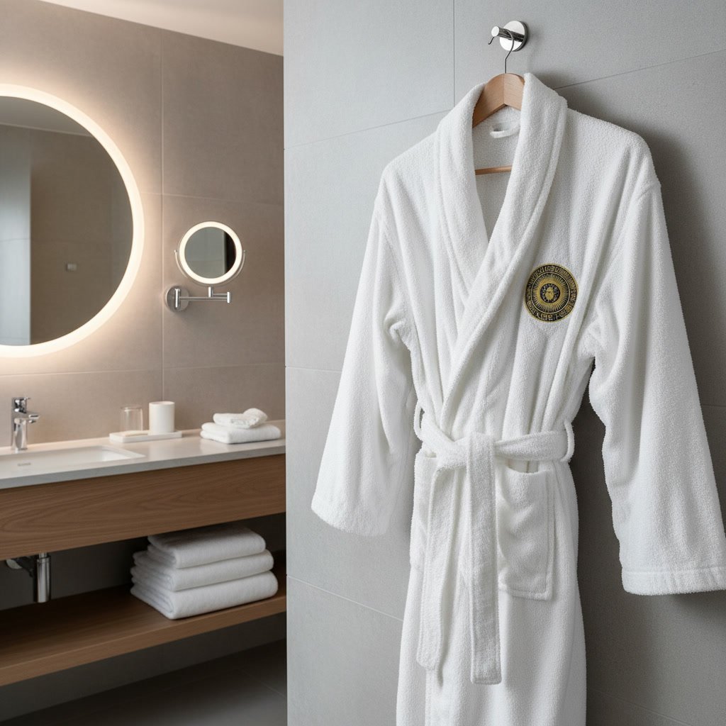 Terry Hotel Bathrobe