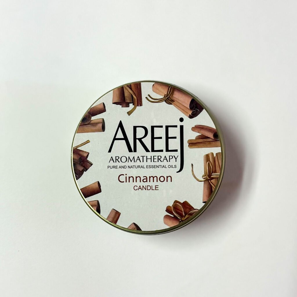 Cinnamon Scented Candle by Areej Aromatherapy