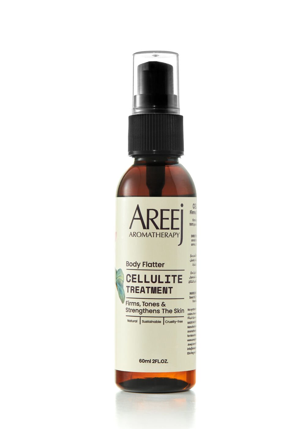 Flatter Body Treatment 60 ml by Areej Aromatherapy