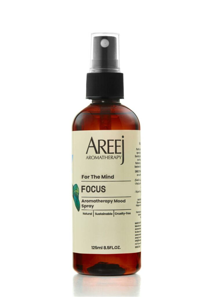 Focus Mood Spray 125 ml by Areej Aromatherapy
