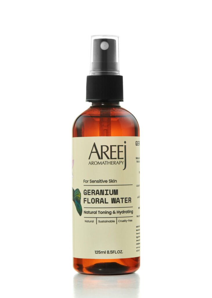 Geranium Floral Water 125 ml by Areej Aromatherapy