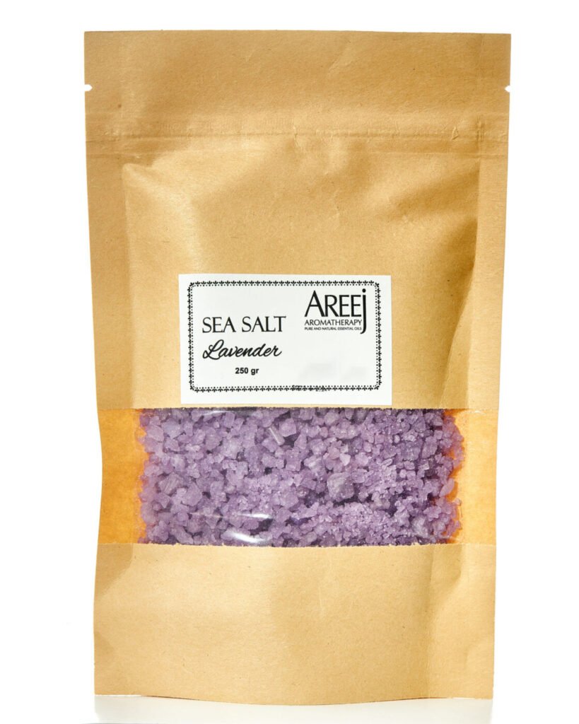 Lavender Sea Salt 250 g by Areej Aromatherapy