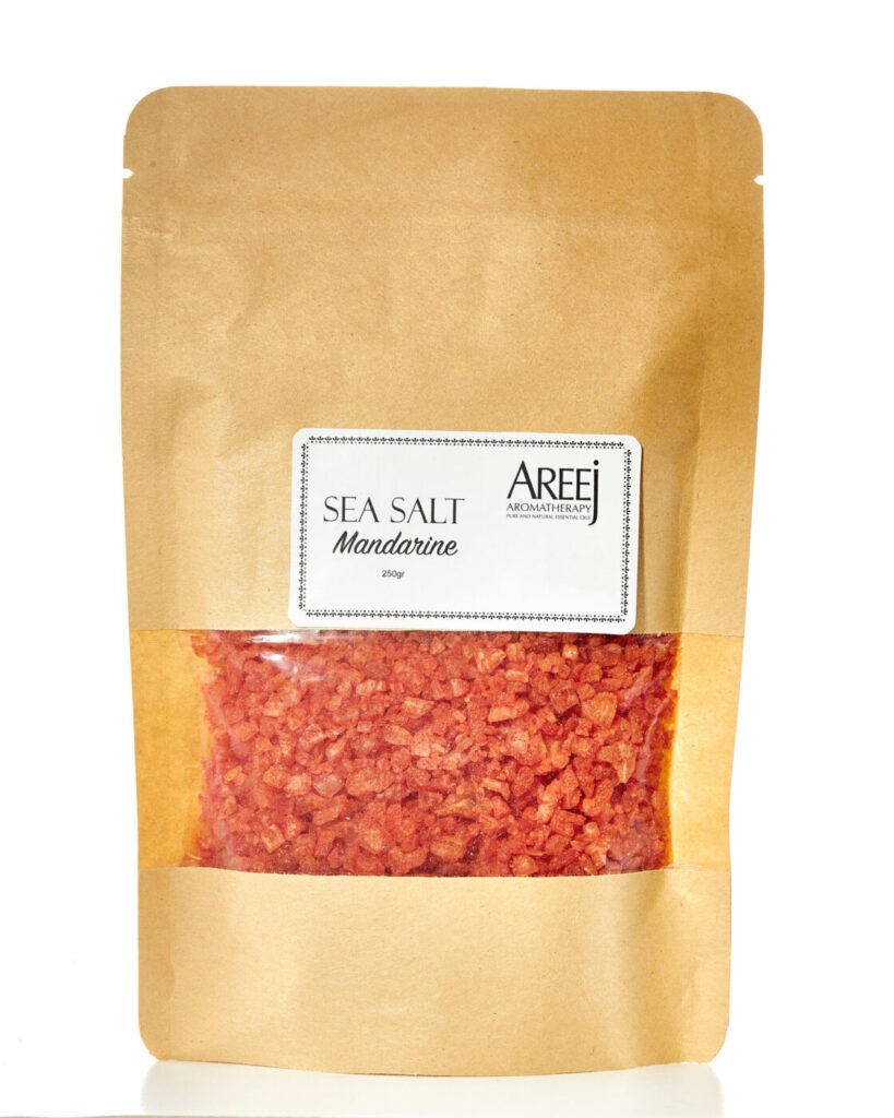 Mandarin Sea Salt 250 g by Areej Aromatherapy