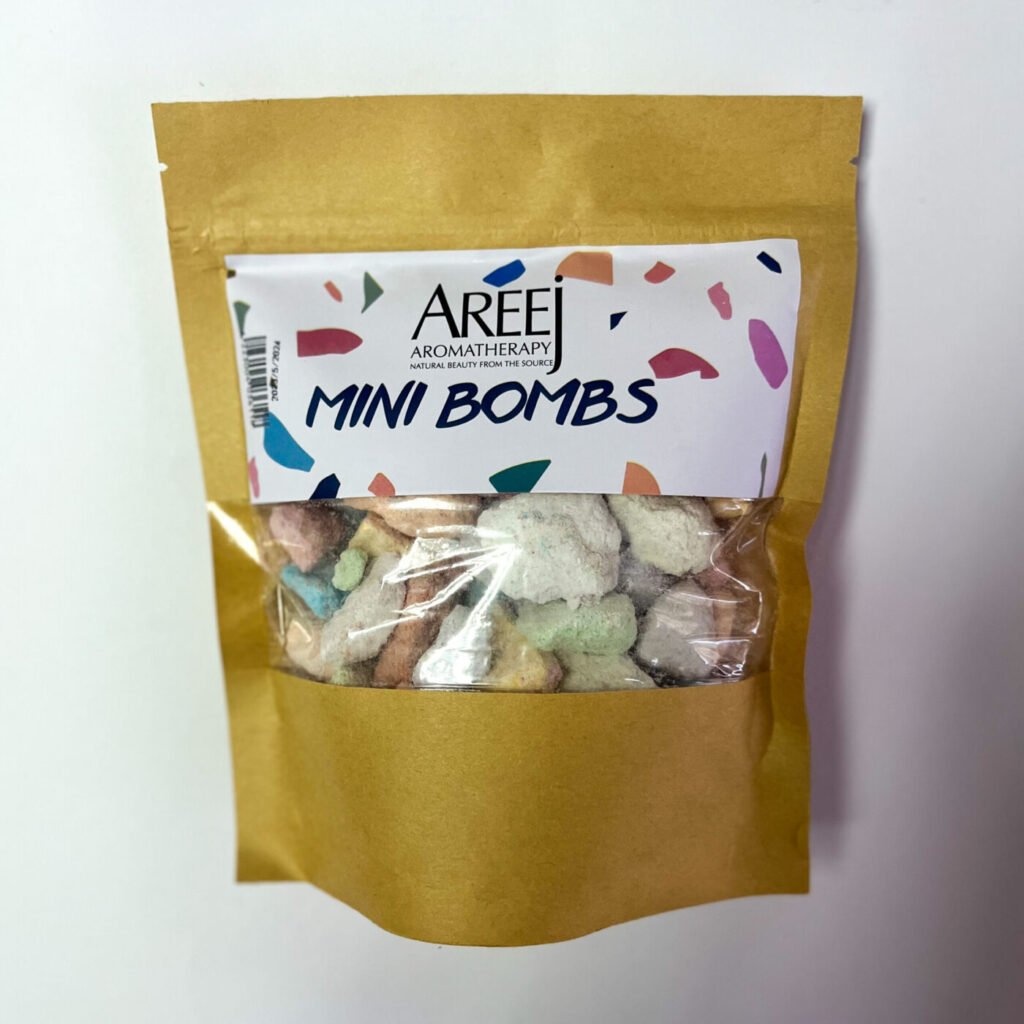 Mini Bath Bombs Pouch 250 g by Areej Aromatherapy