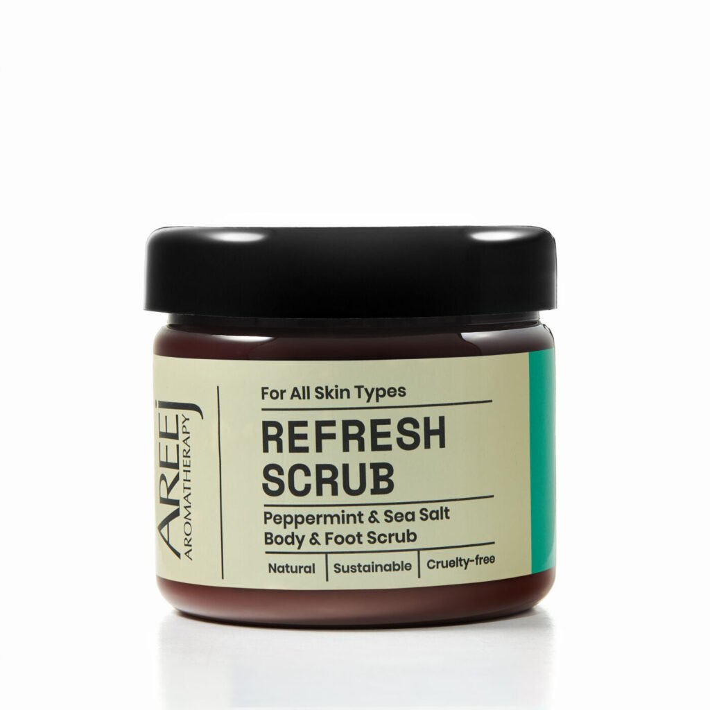 Refresh Peppermint Scrub 250 g by Areej Aromatherapy