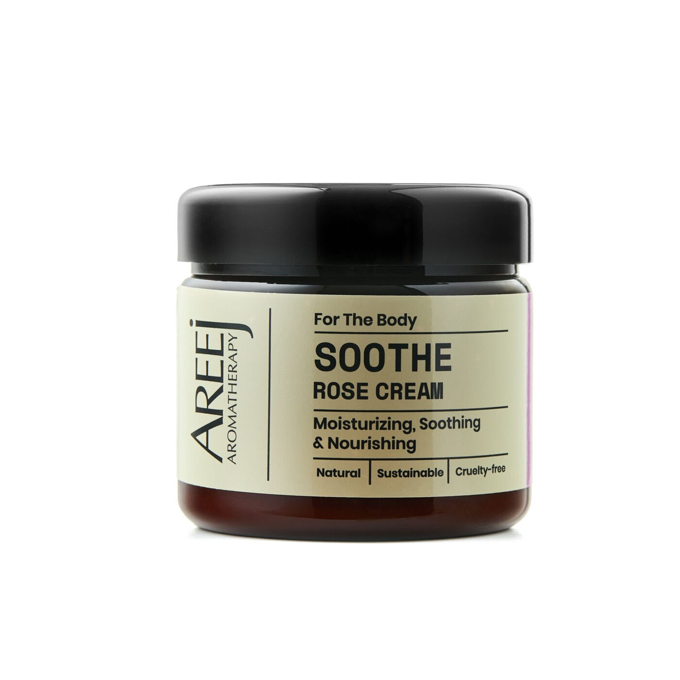 Soothe Rose Body Cream 200 g by Areej Aromatherapy