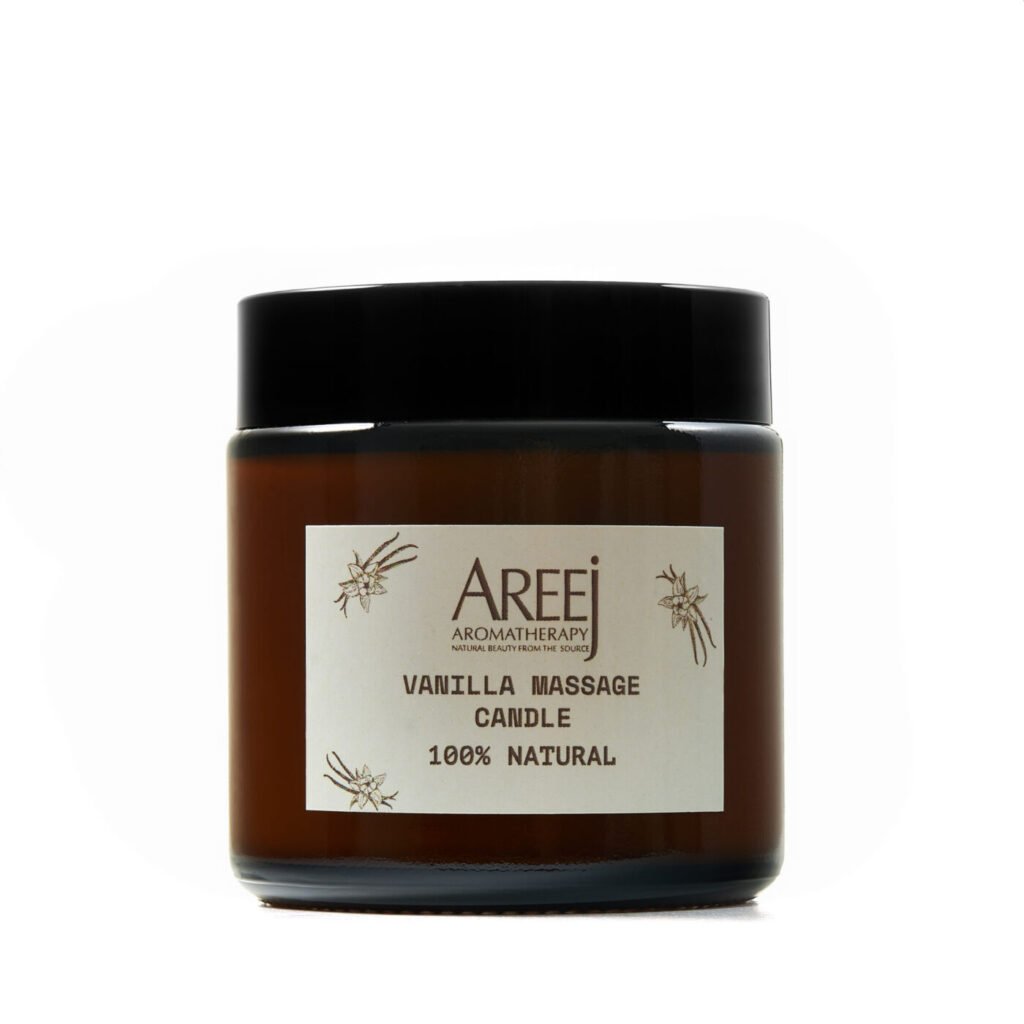 Vanilla Massage Candle by Areej Aromatherapy
