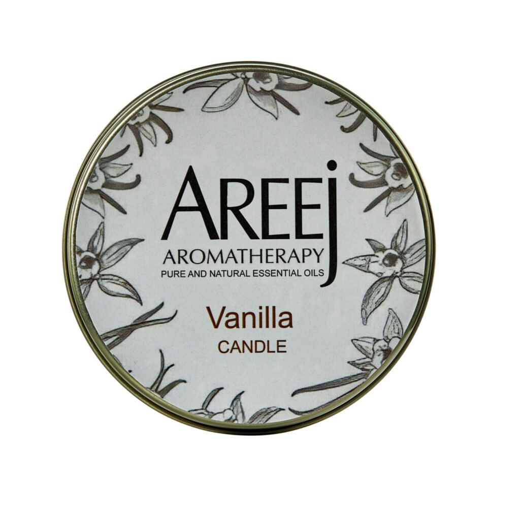 Vanilla Scented Candle by Areej Aromatherapy
