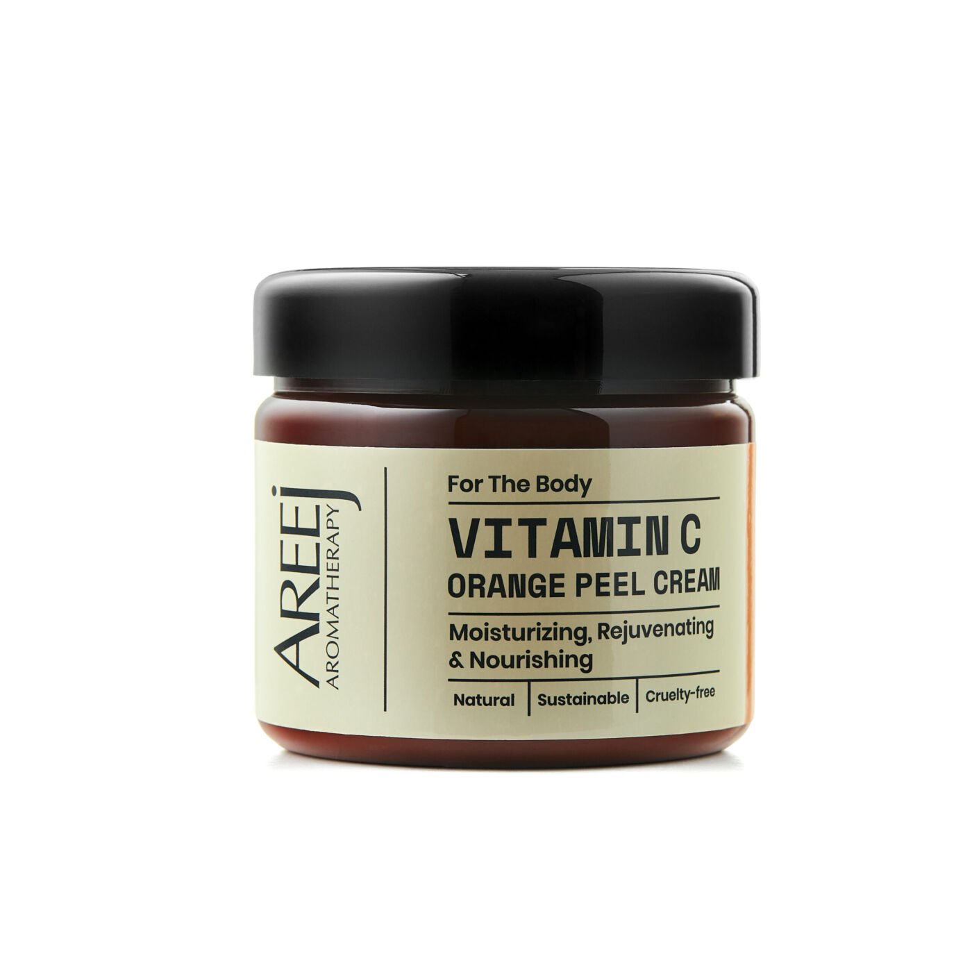 Vitamin C Orange Peel Body Cream 200 g by Areej Aromatherapy