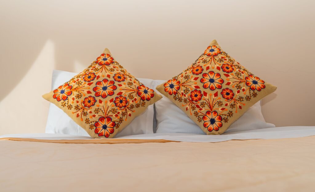 Luxor Embroidered Cushion Cover