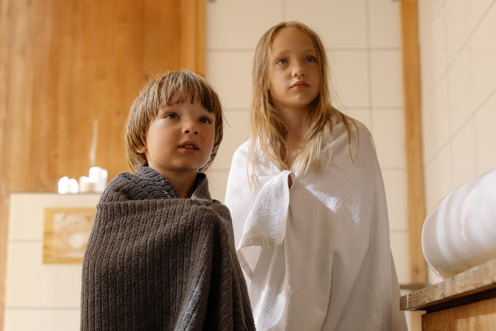 Family Bathroom Duo in use | KEMET